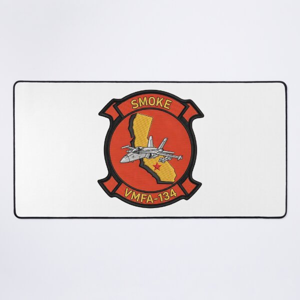 Item preview, VMFA-134 Smoke Marine Fighter Attack Squadron Patch designed and sold by CharlieDesings.