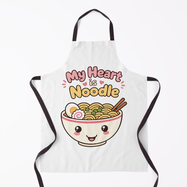 Item preview, Mi corazón es Noodle – Lindo diseño de tazón de fideos kawaii en inglés mal escrito designed and sold by Apotheosis by Irie Meraki.