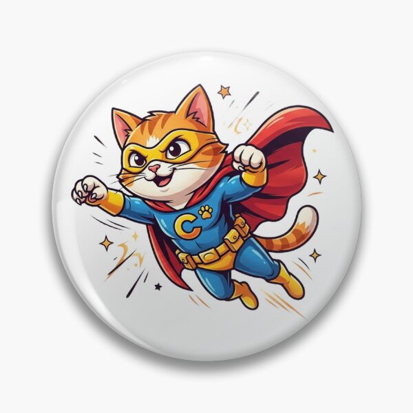 Item preview, Captain Claws: The Ultimate Hero Cat designed and sold by CatstheticShop1.