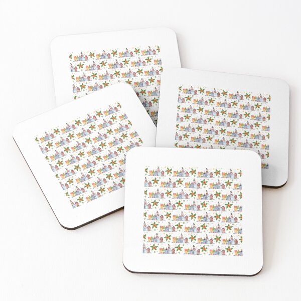 Item preview, Snowman and Christmas Village Paper Pattern designed and sold by TeeGeeTees.