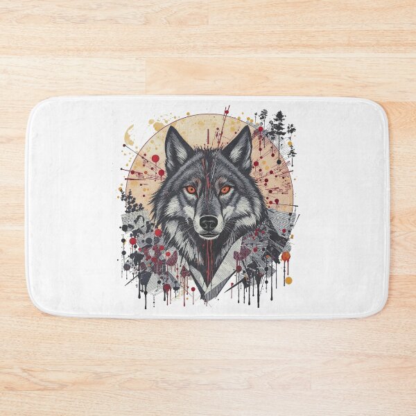 Item preview, Mystical And Majestic Sacred Wolf designed and sold by GaffaDesigns.