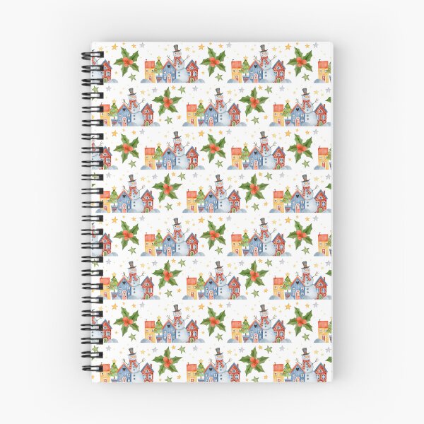 Item preview, Snowman and Christmas Village Paper Pattern designed and sold by TeeGeeTees.