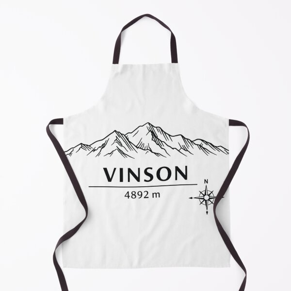 Item preview, Seven Summits Antarctica Mount Vinson 4892 m Minimalist Line Art Design designed and sold by GabeMountainArt.