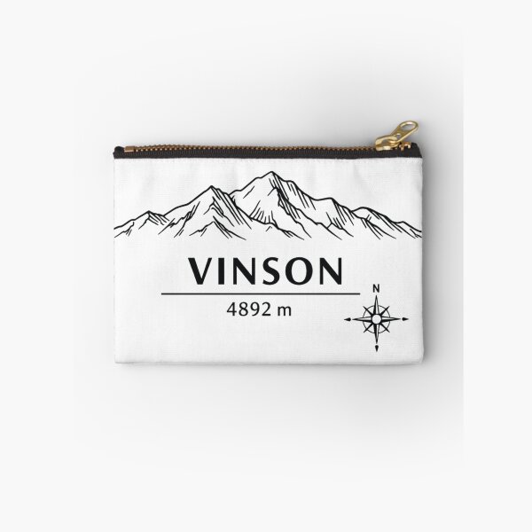 Item preview, Seven Summits Antarctica Mount Vinson 4892 m Minimalist Line Art Design designed and sold by GabeMountainArt.