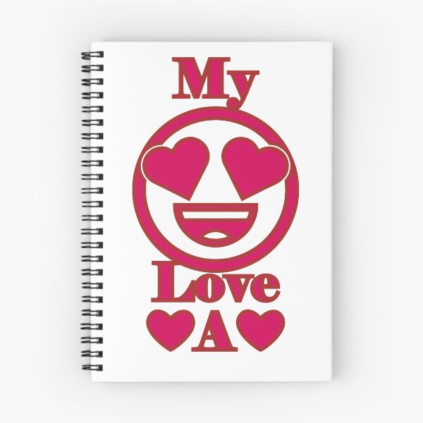 Item preview, Example My love with Letter designed and sold by MikkySketch.