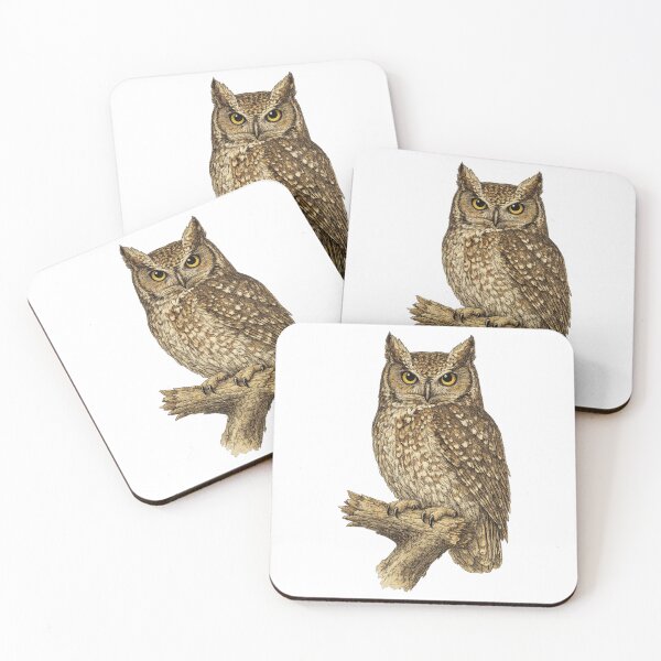 Item preview, Eastern Screech Owl Museum Plate designed and sold by KrungiT Design .