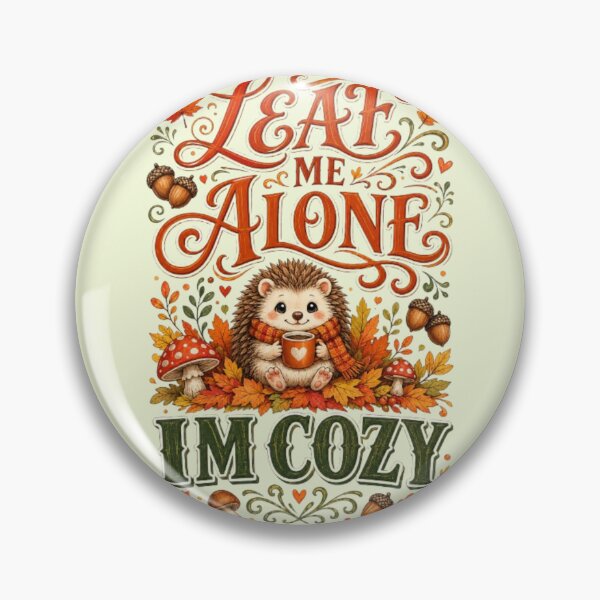 Item preview, Leaf Me Alone Im Cozy Funny Hedgehog Autumn Fall Cozy Season Gift Tshirt designed and sold by HopeAndHustle.