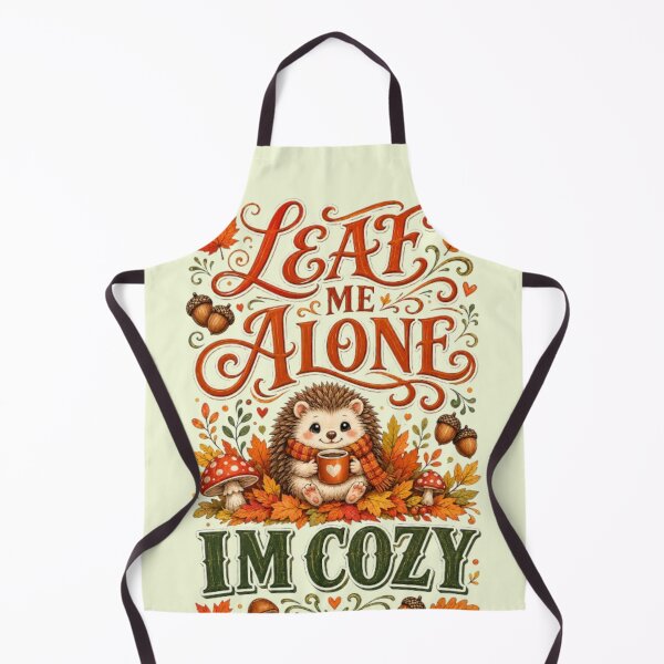 Item preview, Leaf Me Alone Im Cozy Funny Hedgehog Autumn Fall Cozy Season Gift Tshirt designed and sold by HopeAndHustle.