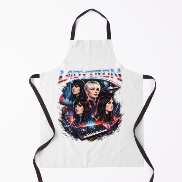Item preview, Ladytron Retro Synthwave Band designed and sold by CatLovers Studio.