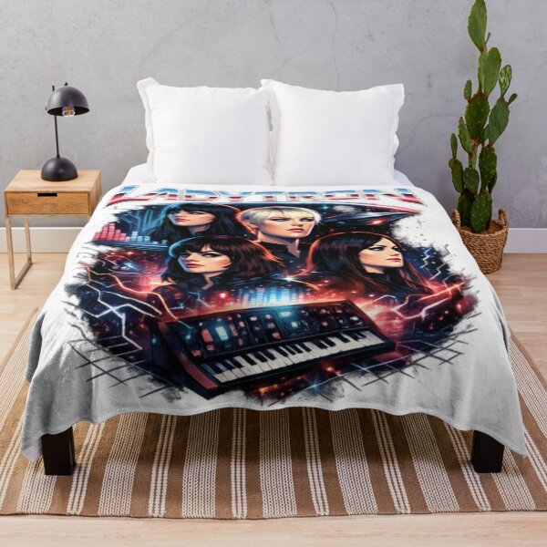 Item preview, Ladytron Retro Synthwave Band designed and sold by CatLovers Studio.