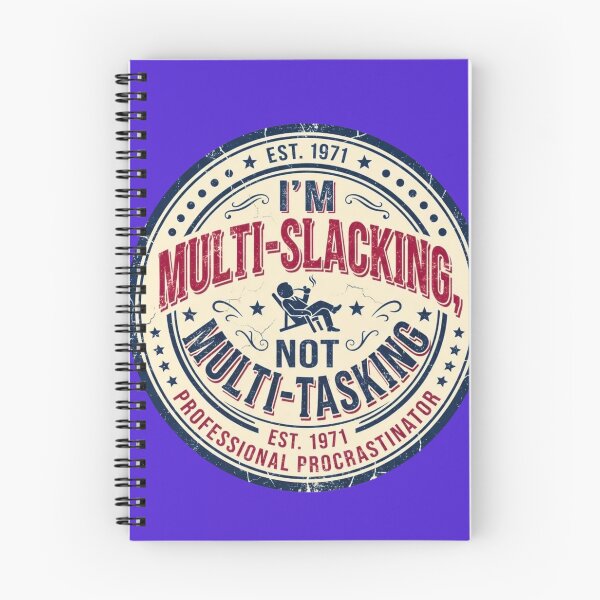 Item preview, Multi-Slacking Not Multi-Tasking Vintage Varsity Graphic designed and sold by HAPPY HARBOR DESIGN .