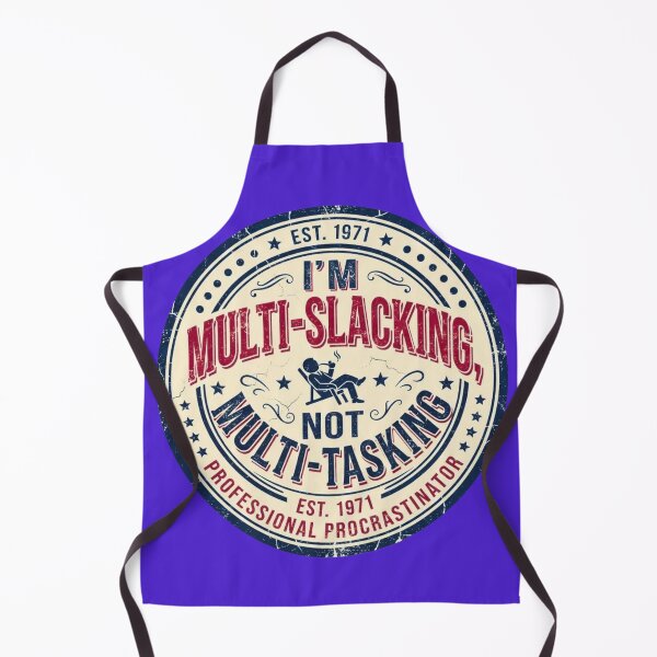 Item preview, Multi-Slacking Not Multi-Tasking Vintage Varsity Graphic designed and sold by HAPPY HARBOR DESIGN .