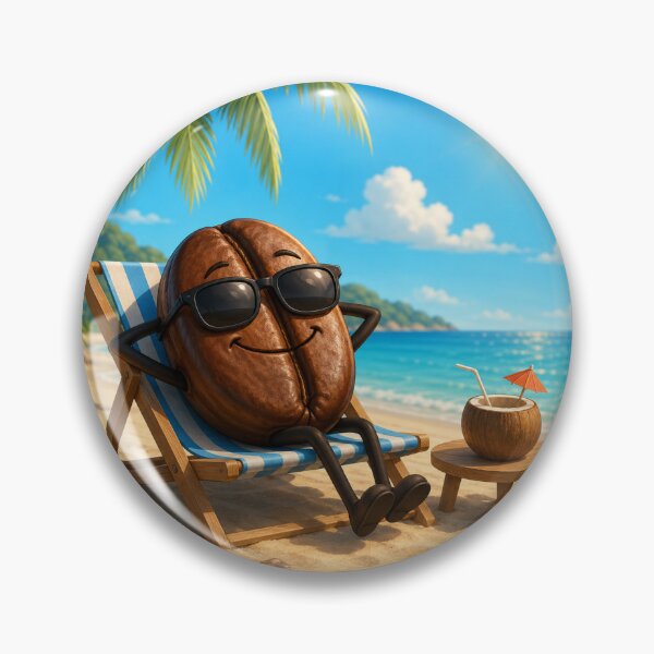 Artikelvorschau, Am Strand entspannen – immer mit Kaffee entworfen und verkauft von Elektra9.
