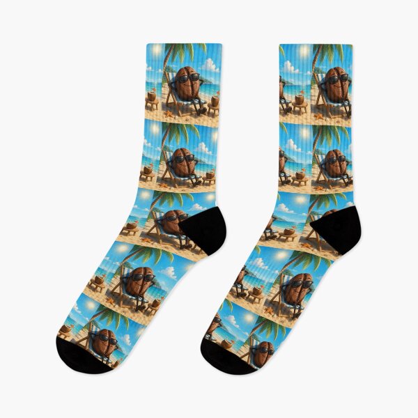 Item preview, Relaxing on the beach always with coffee designed and sold by Elektra9.
