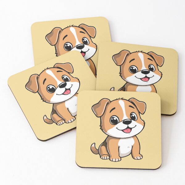 Item preview, Cute Cartoon Puppy Dog Chibi Kawaii Art designed and sold by SolutionsArt.