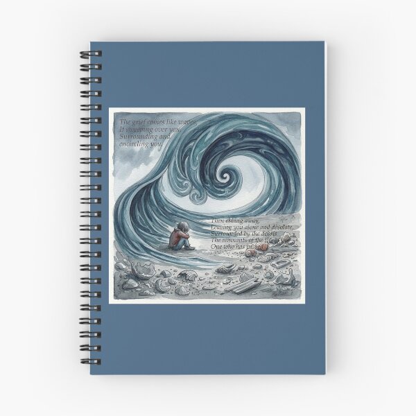 Item preview, Grief is like a wave designed and sold by Faerieglen.