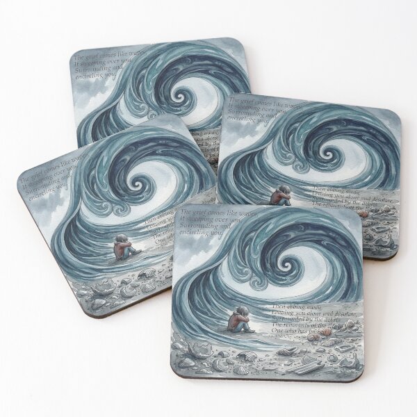 Item preview, Grief is like a wave designed and sold by Faerieglen.