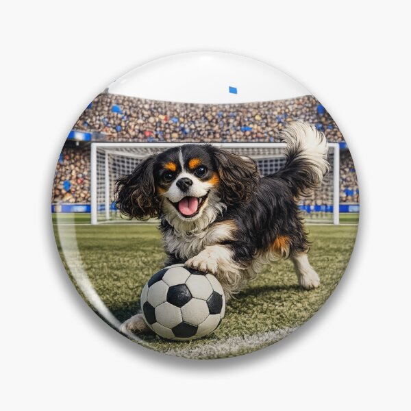 Item preview, Tri Cavalier Playing Football/Soccer designed and sold by SpottyRainbow.
