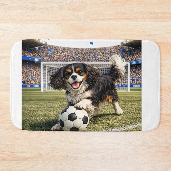 Item preview, Tri Cavalier Playing Football/Soccer designed and sold by SpottyRainbow.