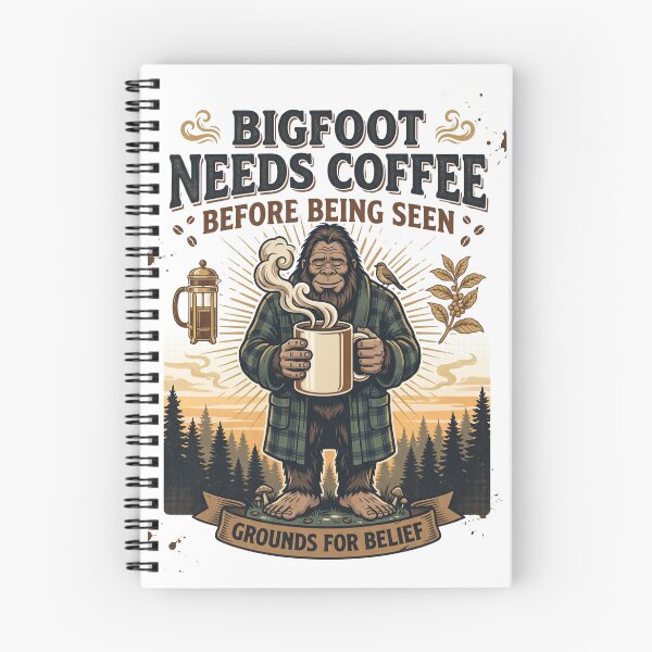 Item preview, Bigfoot Needs Coffee designed and sold by Roy & Tiffany.