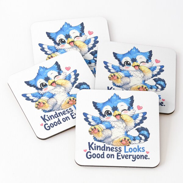 Item preview, Kindness Looks Good on Everyone Blue Jay Griffin designed and sold by Hatchling Hollow.