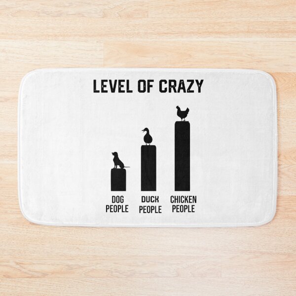 Item preview, Funny Level of Crazy Chicken Lover  designed and sold by mareix.