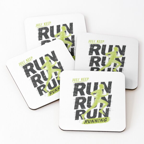 Item preview, Just Keep Run Run Run Running Runner Marathon Fitness Jogging Athlete designed and sold by RetroMini2026.