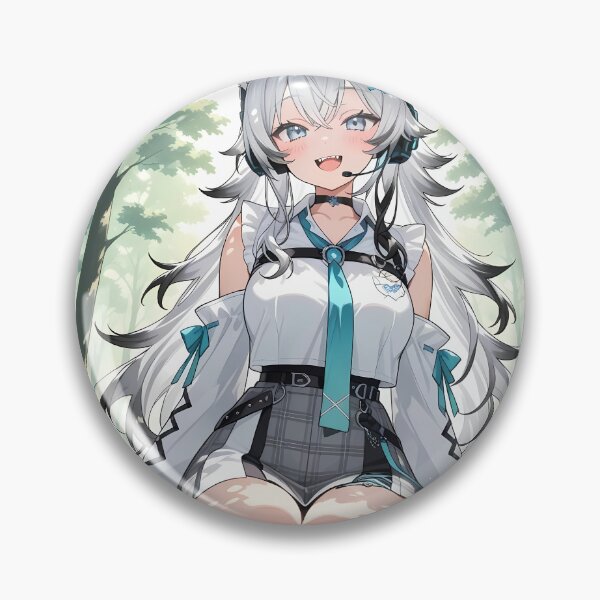 Item preview, Cute VTuber Anime Wolf Girl in Forest designed and sold by Myanimegirlshop.