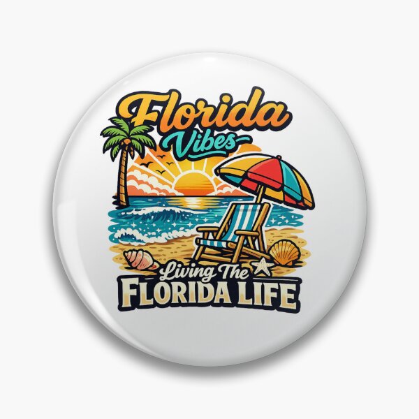 Item preview, Living The Florida Life Florida Vibes designed and sold by DPBTees70.