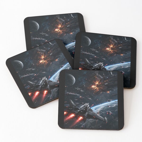 Item preview, Epic Space Battle Over Earth designed and sold by A-M-G-Shop.