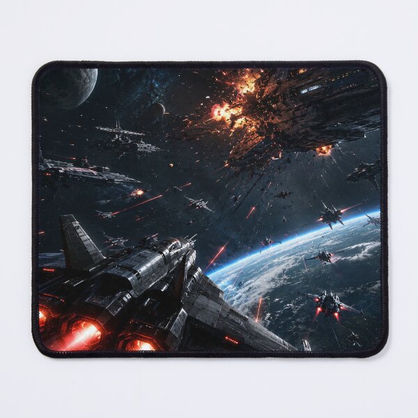 Item preview, Epic Space Battle Over Earth designed and sold by A-M-G-Shop.