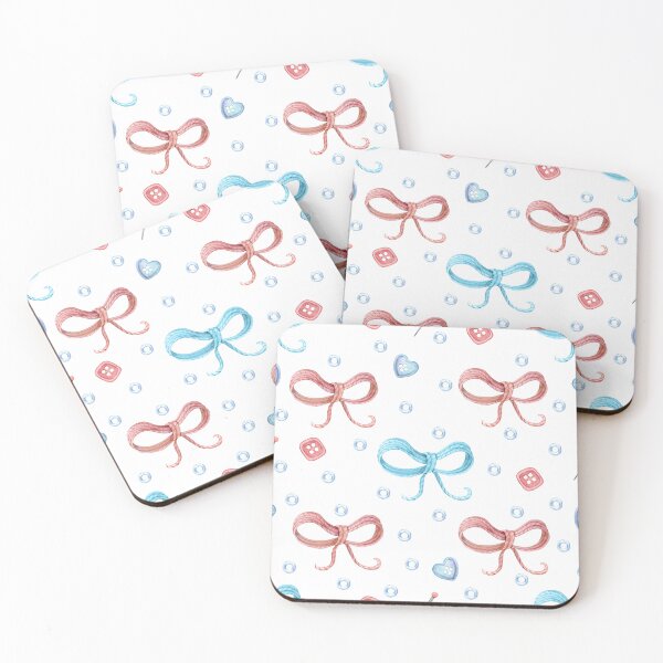 Item preview, Watercolor Bow Seamless Pattern designed and sold by White Rabbit Design .