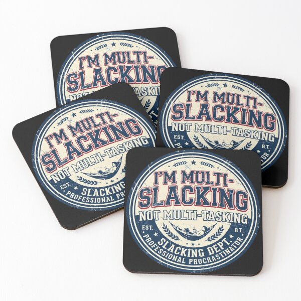 Item preview, Multi-Slacking Not Multi-Tasking Vintage Varsity Graphic designed and sold by HAPPY HARBOR DESIGN .