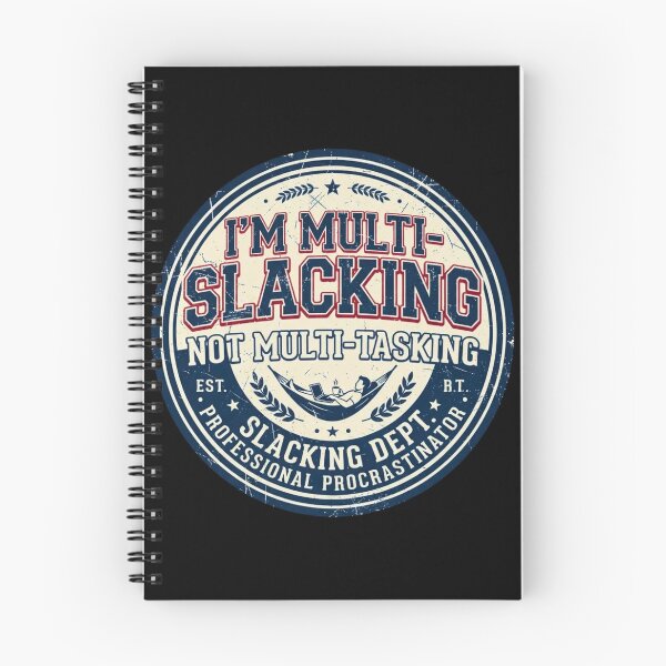 Item preview, Multi-Slacking Not Multi-Tasking Vintage Varsity Graphic designed and sold by HAPPY HARBOR DESIGN .