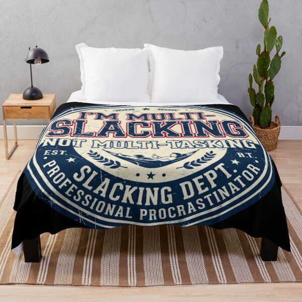 Item preview, Multi-Slacking Not Multi-Tasking Vintage Varsity Graphic designed and sold by HAPPY HARBOR DESIGN .