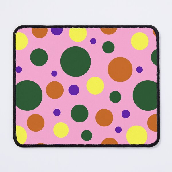 Item preview, Modern Colorful Circle Pattern | Bold Pink, Green & Yellow Seamless Geometric Polka Dot Design designed and sold by ViviNyks.