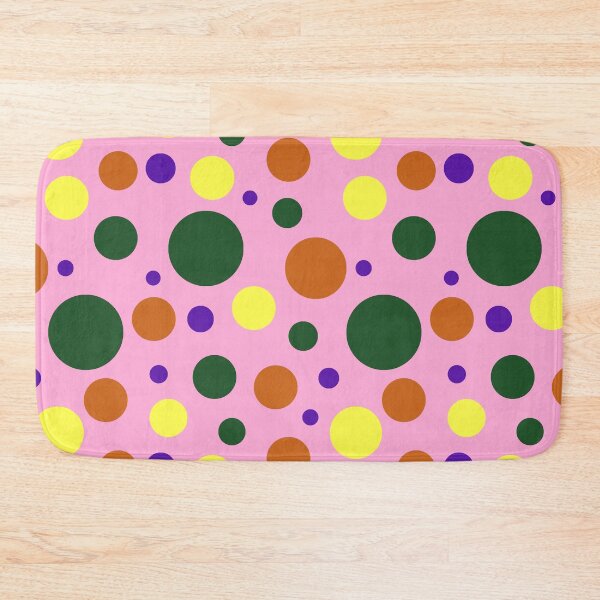 Item preview, Modern Colorful Circle Pattern | Bold Pink, Green & Yellow Seamless Geometric Polka Dot Design designed and sold by ViviNyks.