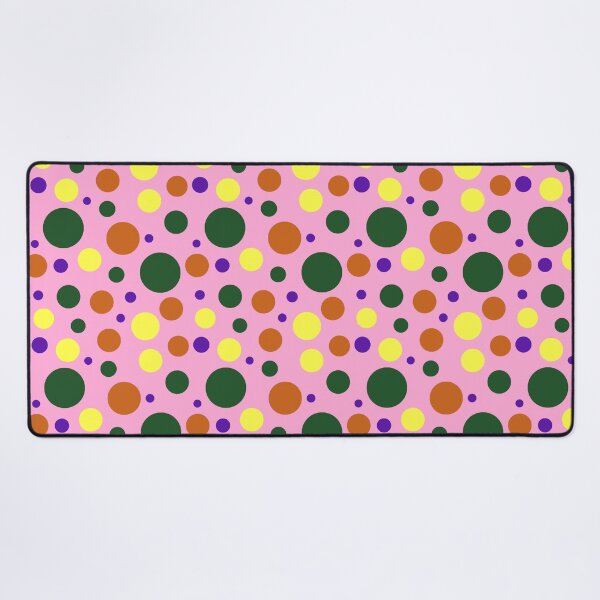 Item preview, Modern Colorful Circle Pattern | Bold Pink, Green & Yellow Seamless Geometric Polka Dot Design designed and sold by ViviNyks.