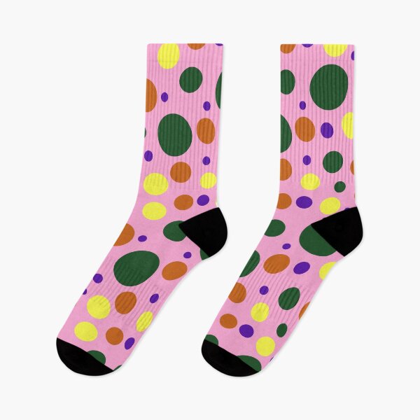 Item preview, Modern Colorful Circle Pattern | Bold Pink, Green & Yellow Seamless Geometric Polka Dot Design designed and sold by ViviNyks.