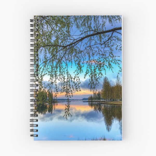 Item preview, Serene Birch Lake Reflection designed and sold by NocturnBotany.