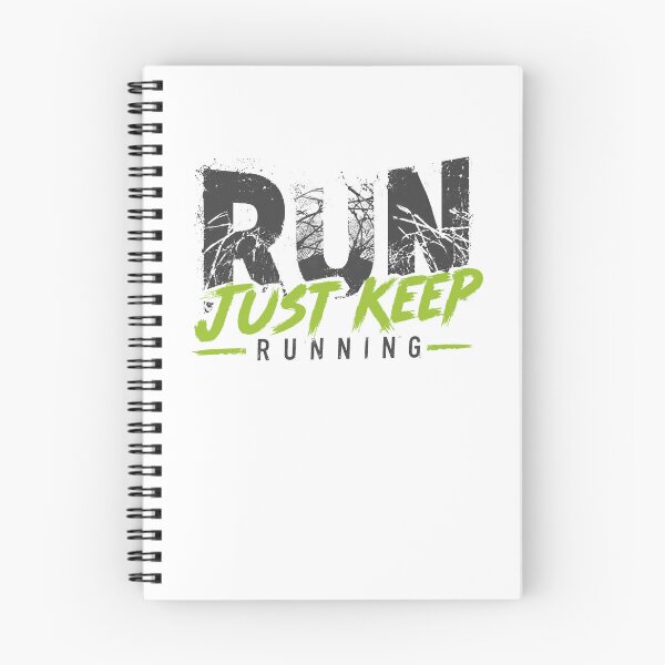 Item preview, Run Just Keep Running Marathon Runner Motivation designed and sold by RetroMini2026.