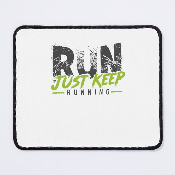 Item preview, Run Just Keep Running Marathon Runner Motivation designed and sold by RetroMini2026.
