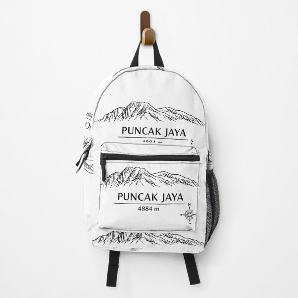 Item preview, Seven Summits Oceania Puncak Jaya 4884 m Minimalist Line Art Design designed and sold by GabeMountainArt.