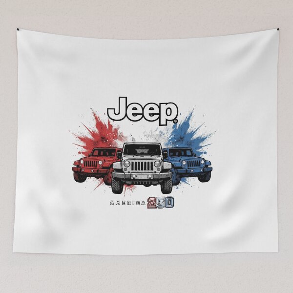 Item preview, Patriotic Off-Road 4x4 Trio Red White Blue designed and sold by SiarheiYur.