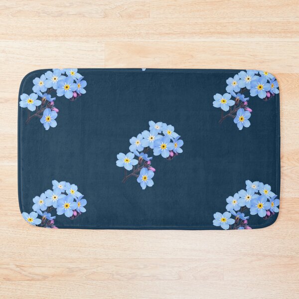 Item preview, Cute Blue Forget Me Not Flower Botanical Design designed and sold by Nawi32.