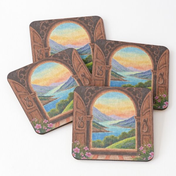 Item preview, Vintage Floral Landscape designed and sold by Bright Stone .