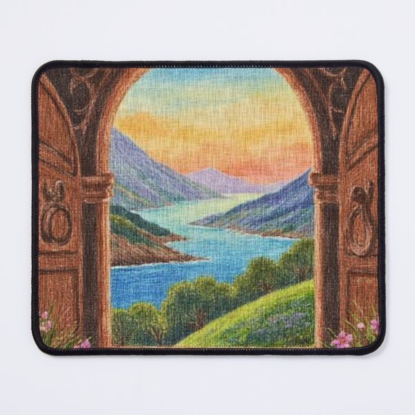 Item preview, Vintage Floral Landscape designed and sold by Bright Stone .