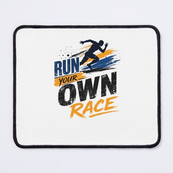 Item preview, Run Your Own Race Motivational Runner Athlete Fitness designed and sold by RetroMini2026.