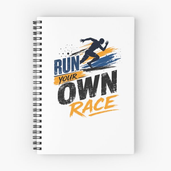 Item preview, Run Your Own Race Motivational Runner Athlete Fitness designed and sold by RetroMini2026.