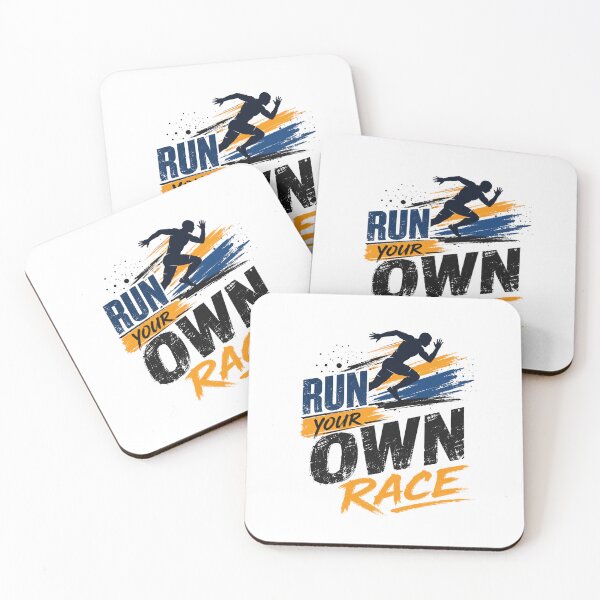 Item preview, Run Your Own Race Motivational Runner Athlete Fitness designed and sold by RetroMini2026.